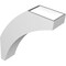 Ekena Millwork 5 1/2-in. W x 20-in. D x 24-in. H Thorton Architectural Grade PVC Knee Brace BRCP055X20X24THR - alternate 6